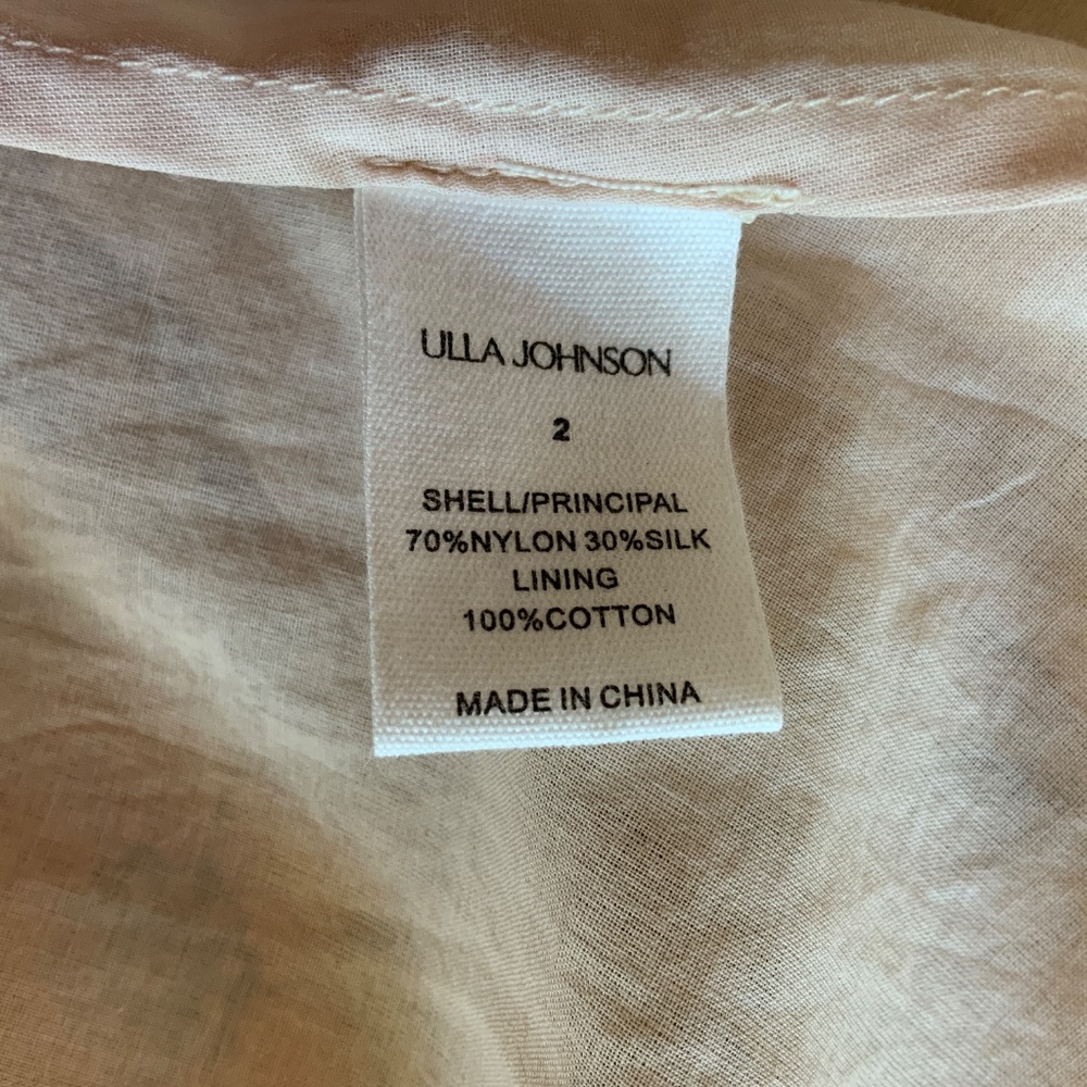 ULLA JOHNSON ASTRID FLOWY Maxi  DRESS 2 - Picture 11 of 13